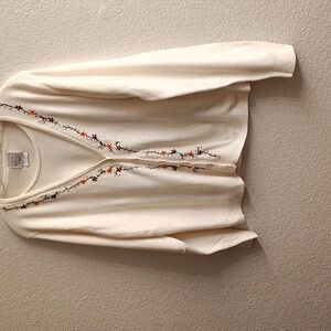 Vintage BENTLEY Cottagecore size Large mult Ditsy floral vanilla color B20 P X